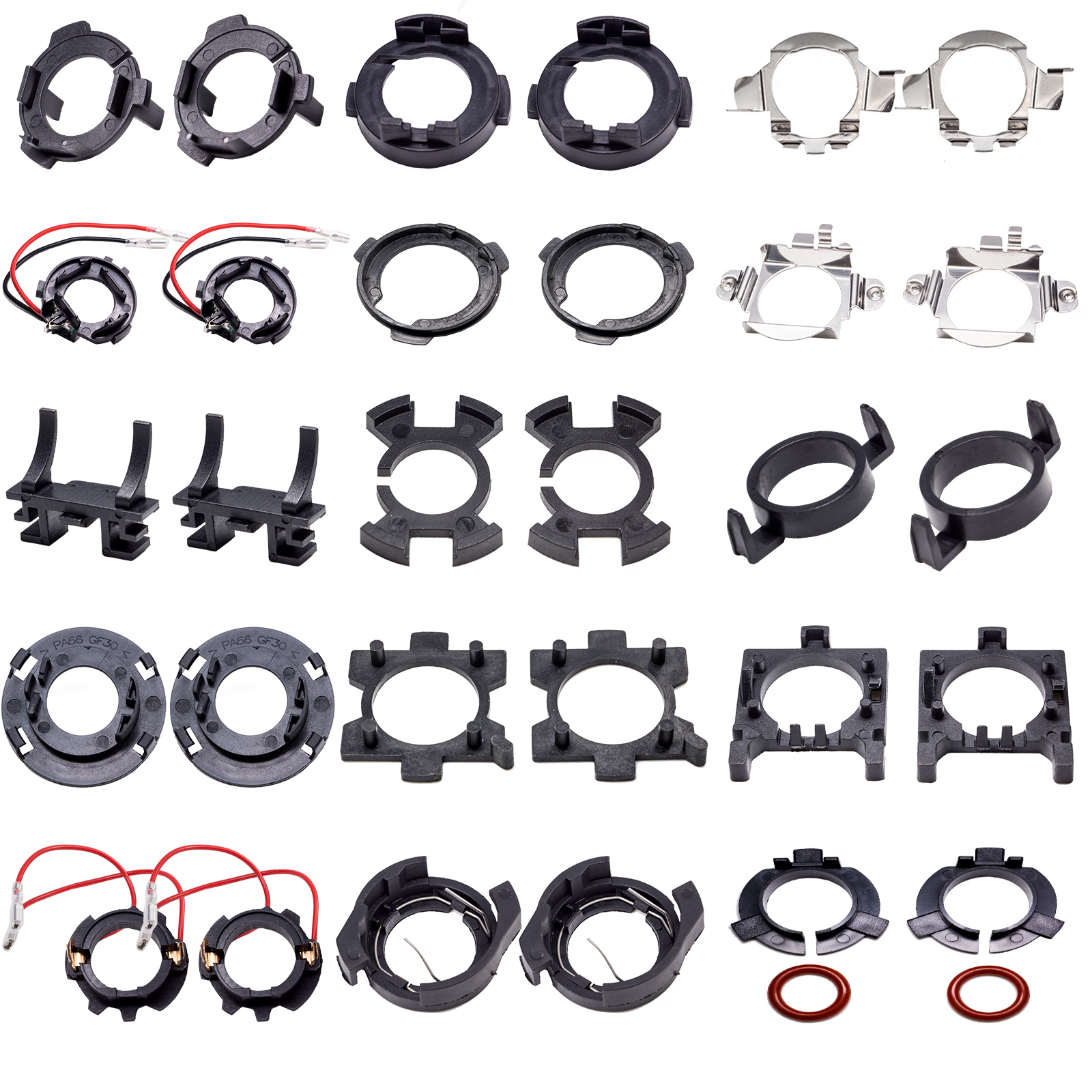 LED 大燈 霧燈 專用 轉接座 固定座 HONDA BENZ 賓士 Ford VW Golf TIGUAN 福斯 Hyundai KIA Audi Nissan BMW Mazda