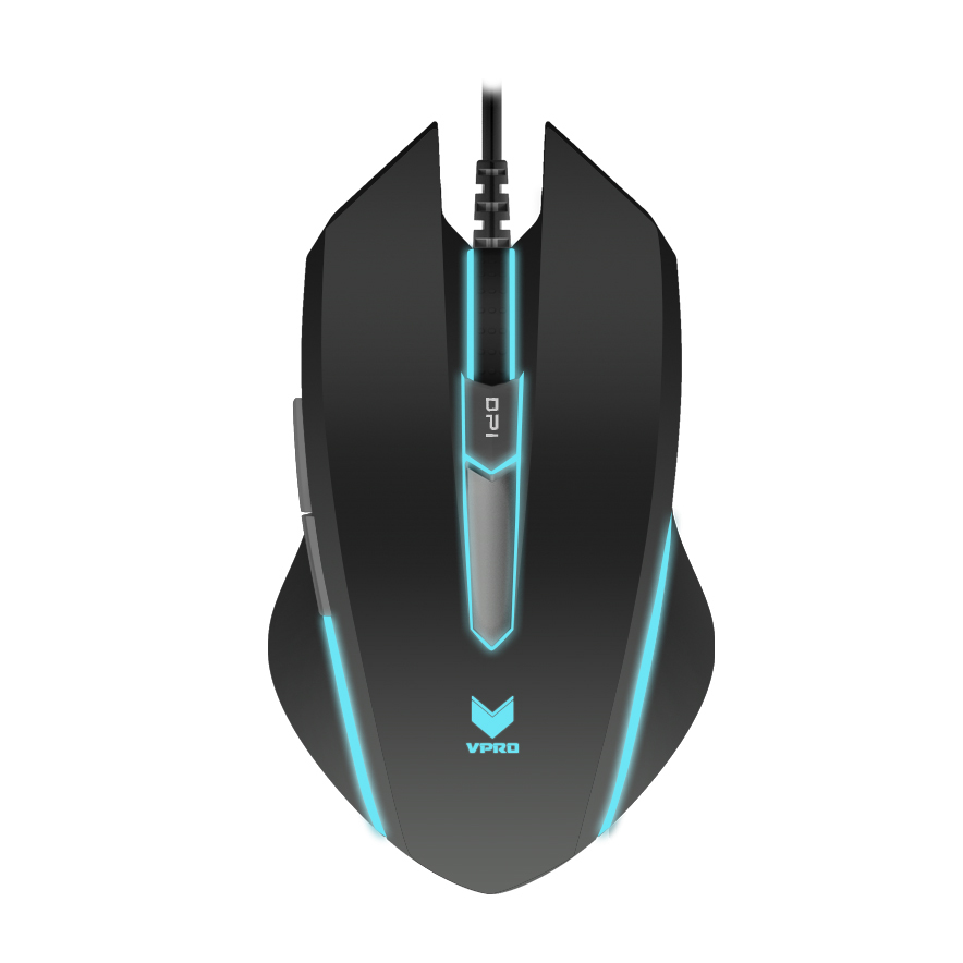 RAPOO - V21 RGB 有線電競滑鼠