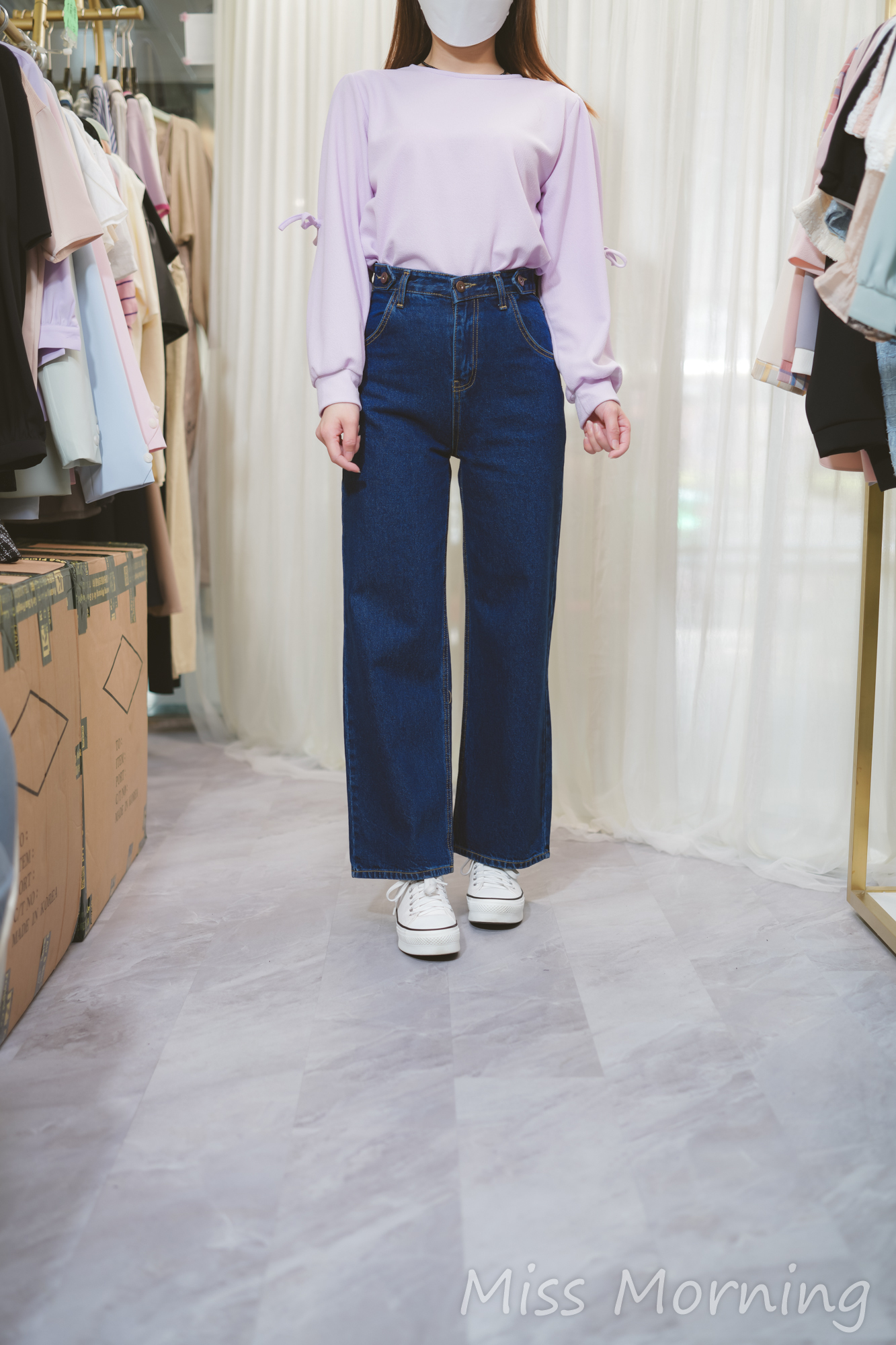 兩袖小蝴蝶上衣(13736)