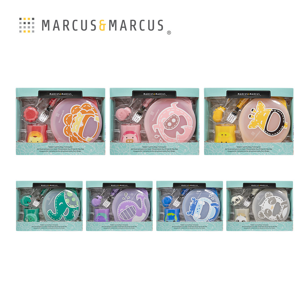 Marcus&Marcus 動物樂園用餐訓練學習禮盒組