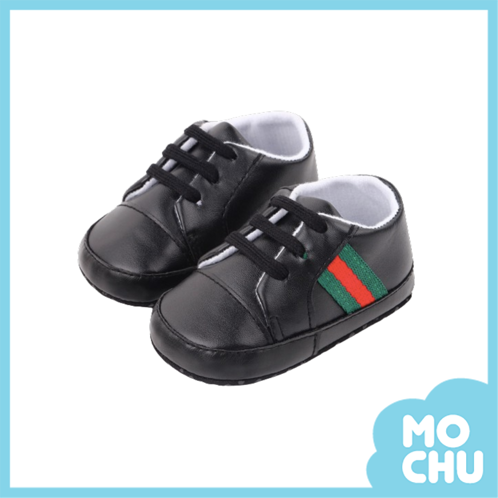 三線條軟底學步鞋(二色）