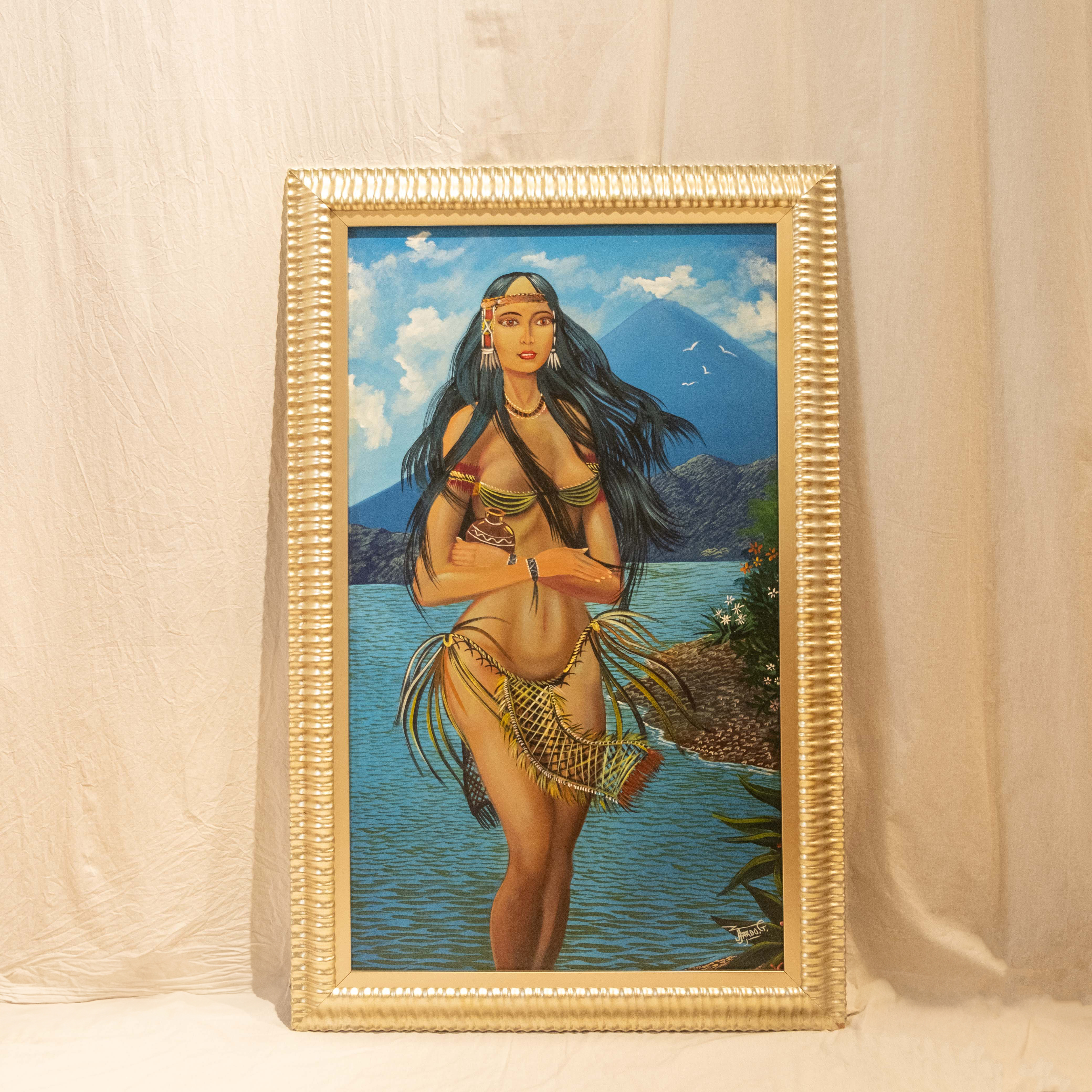 油彩畫｜女神｜宏都拉斯