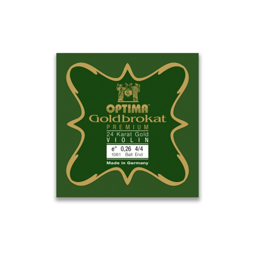 Optima Goldbrokat 24k Gold Premium 金E弦 (12入/包)