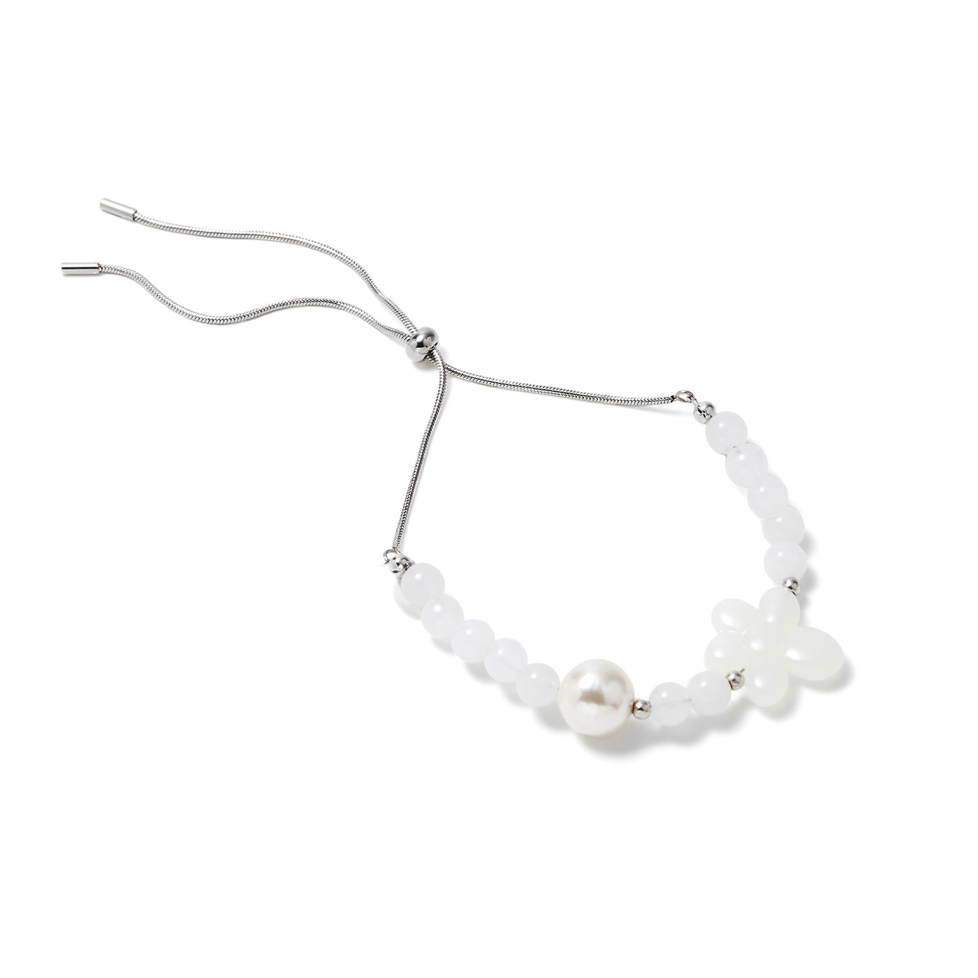 平價飾品,鋼飾,珍珠,花,水晶,手鍊