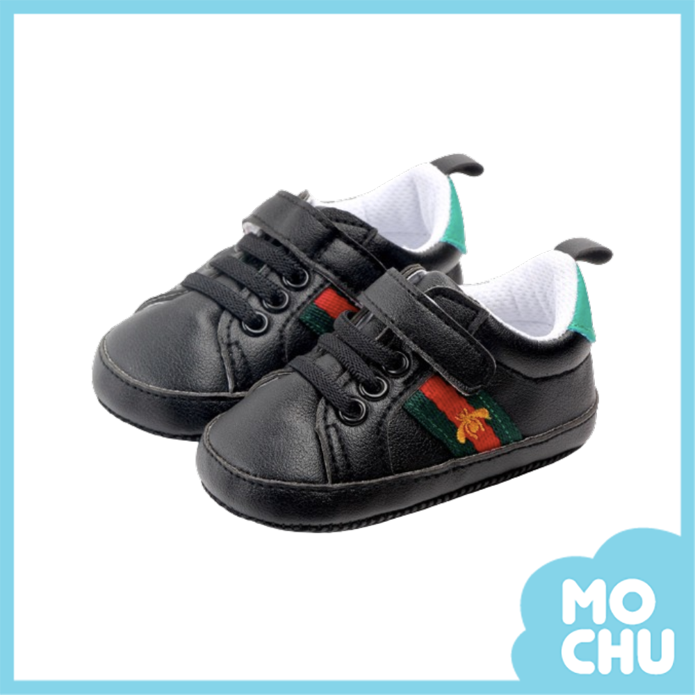 蜜蜂線條軟底學步鞋(三色）