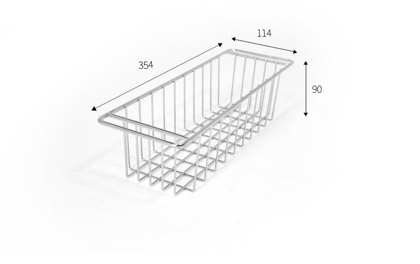 Comma Nine｜Half Unit Stainless Steel Mesh Tray｜IGT 0.5 單位瀝水籃