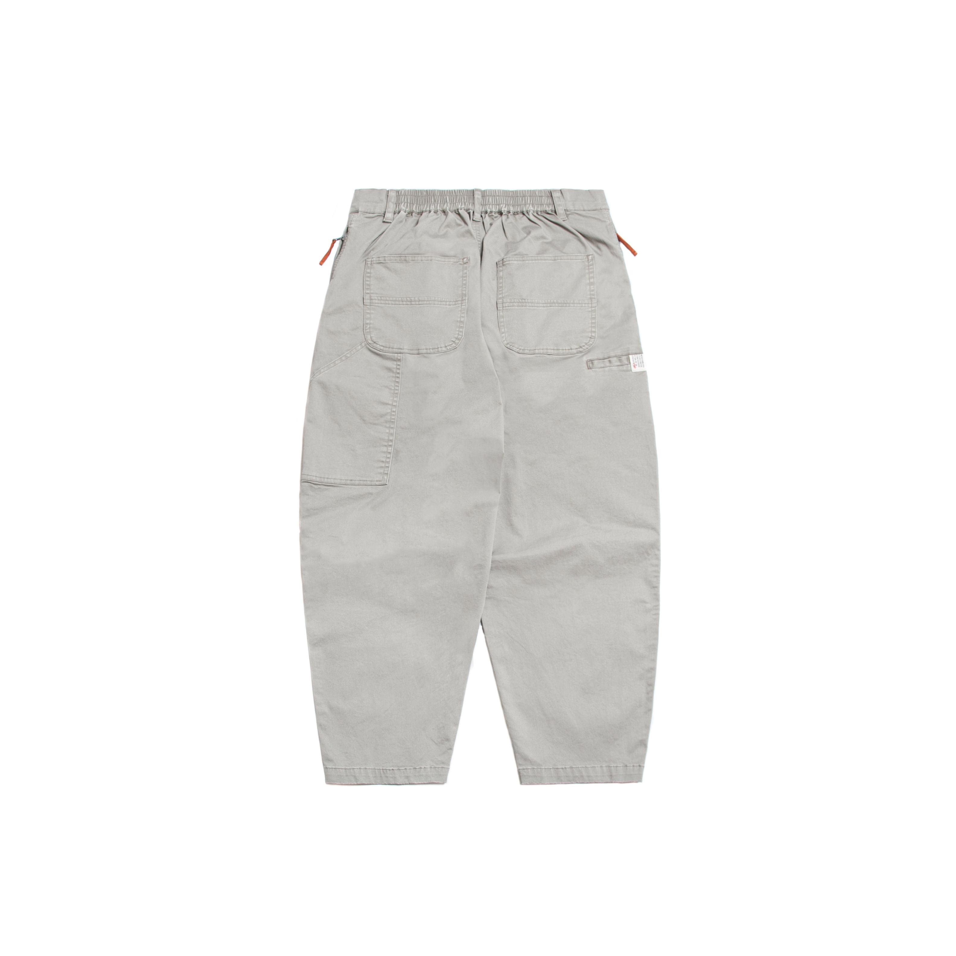 PERSEVERE HEAVY ENZYME WASHED TAPERED PANTS 灰白色