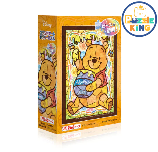 小熊維尼-維尼彩色玻璃 (透明樹脂)