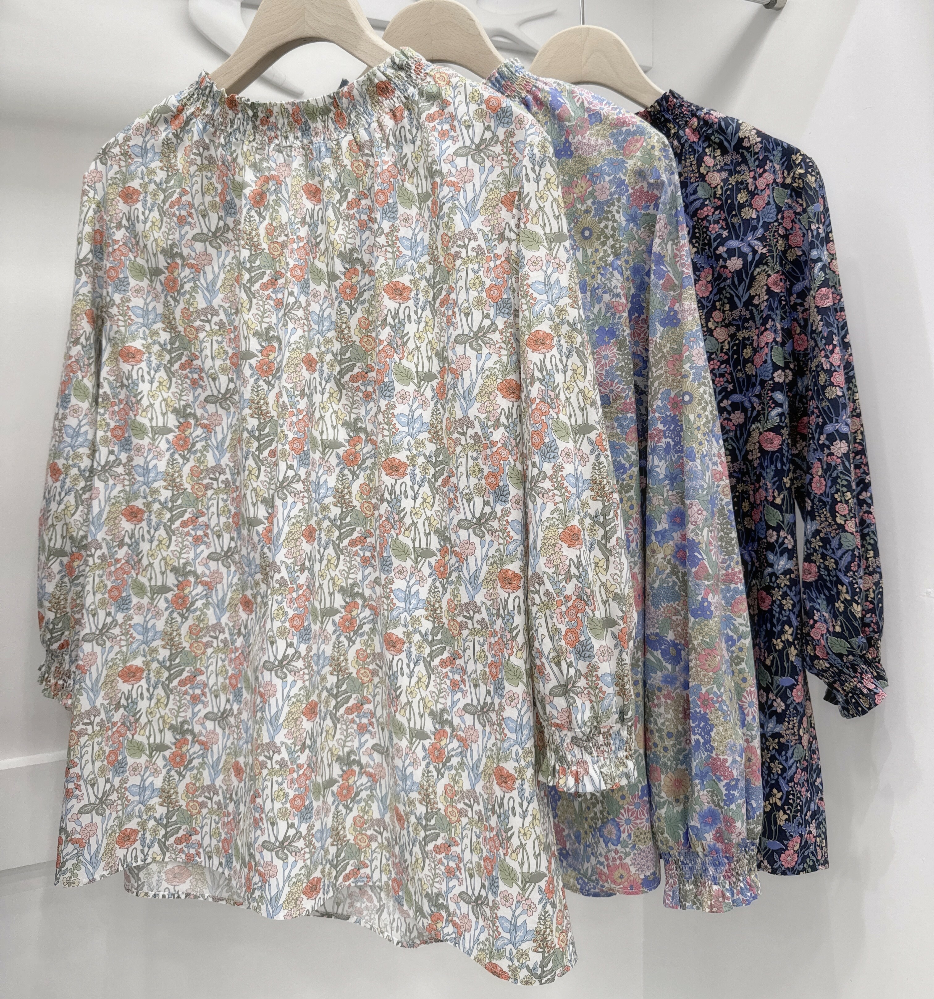 LB七分袖褶邊衫