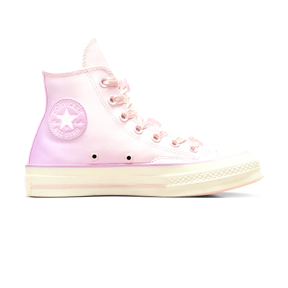 Converse  Chuck 70 Hi 女鞋 粉色 緞帶 漸變高筒 帆布 休閒鞋 A09109C