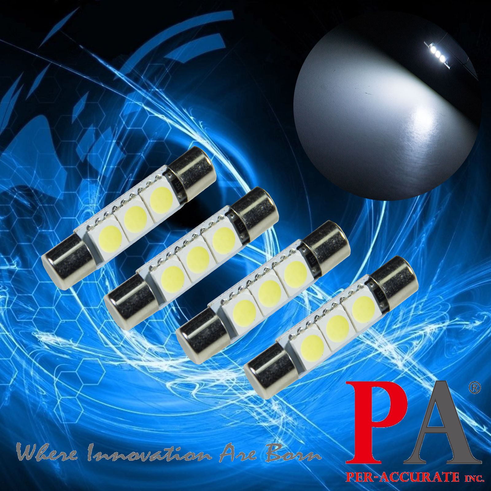 【PA LED】Mazda 3 6 CX3 CX5 保險絲型 29MM 31MM 3晶 SMD LED 白光 暖白光 化妝燈