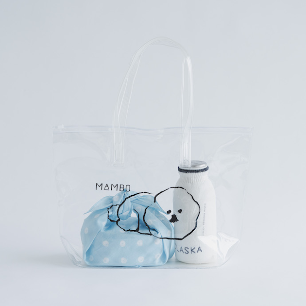 CLASKA - MAMBO 手帕 MAMBO DOT / 淺藍色