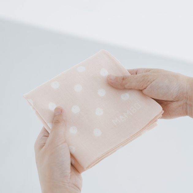 CLASKA - MAMBO 手帕 MAMBO DOT / 粉紅色