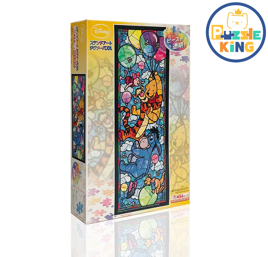 小熊維尼-小熊維尼彩色玻璃 (透明樹脂)