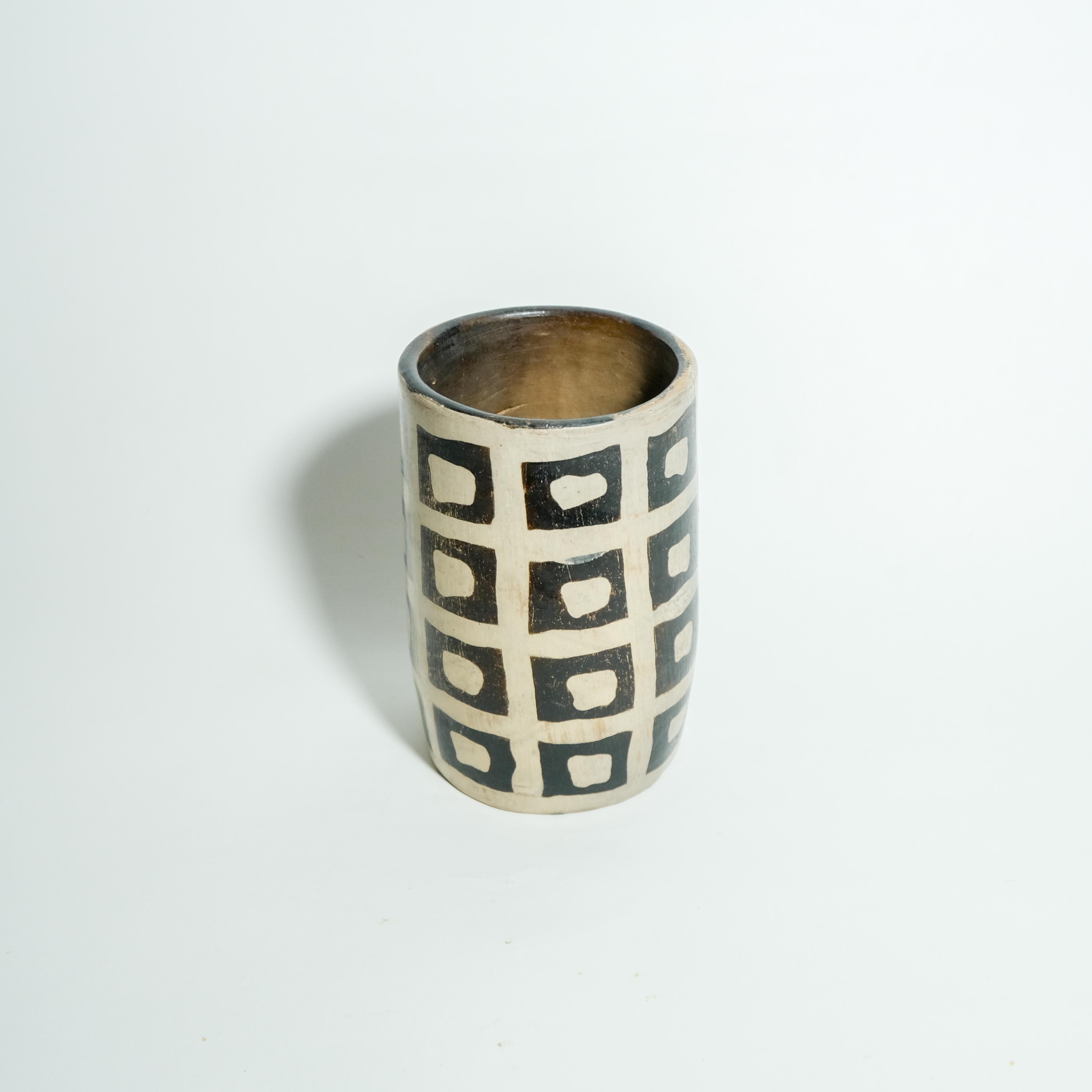 陶器｜陶瓶 - 方紋｜宏都拉斯