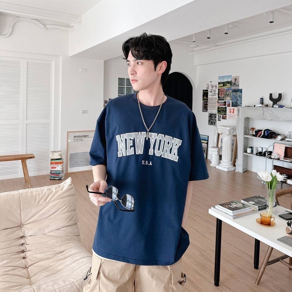 New York 刺繡短T (3colors)