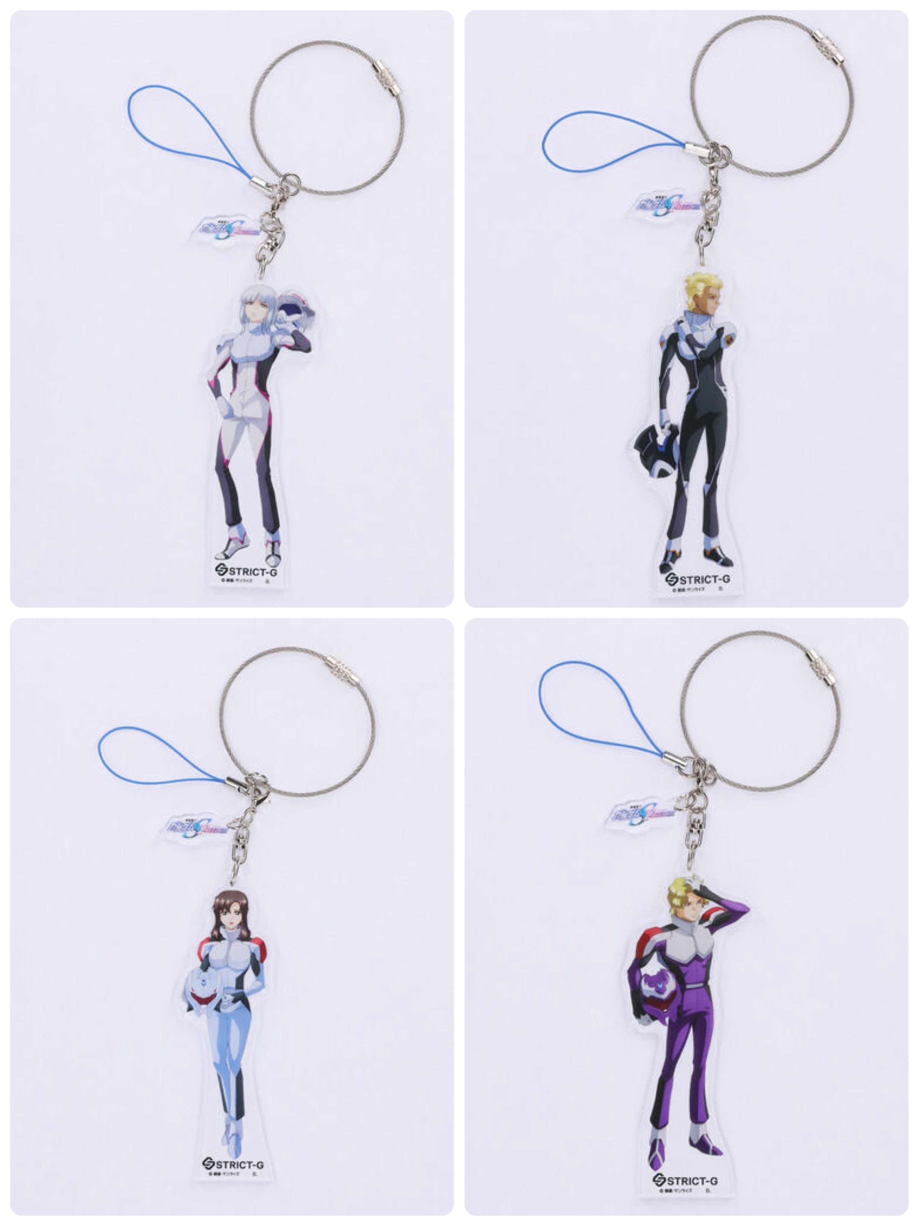 Pbandai 預訂2024/4月 STRICT-G『機動戦士ガンダムSEED FREEDOM』アクリルキーホルダー