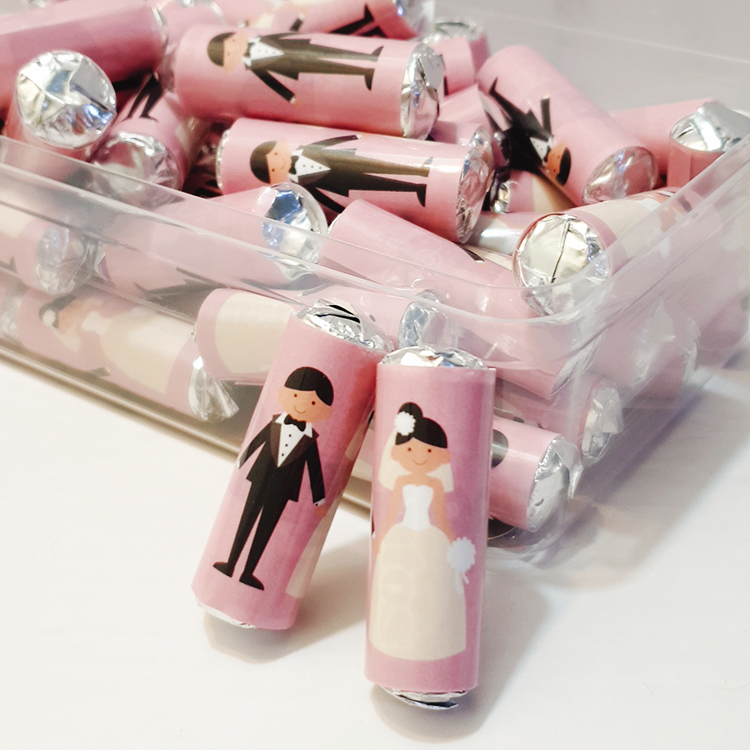 粉紅色結婚曼陀珠喜糖,婚禮曼陀珠喜糖,謝客喜糖,婚禮迎賓喜糖