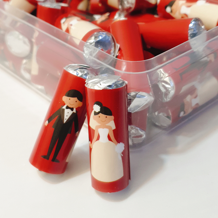 紅色結婚曼陀珠喜糖,婚禮曼陀珠喜糖,謝客喜糖,婚禮迎賓喜糖