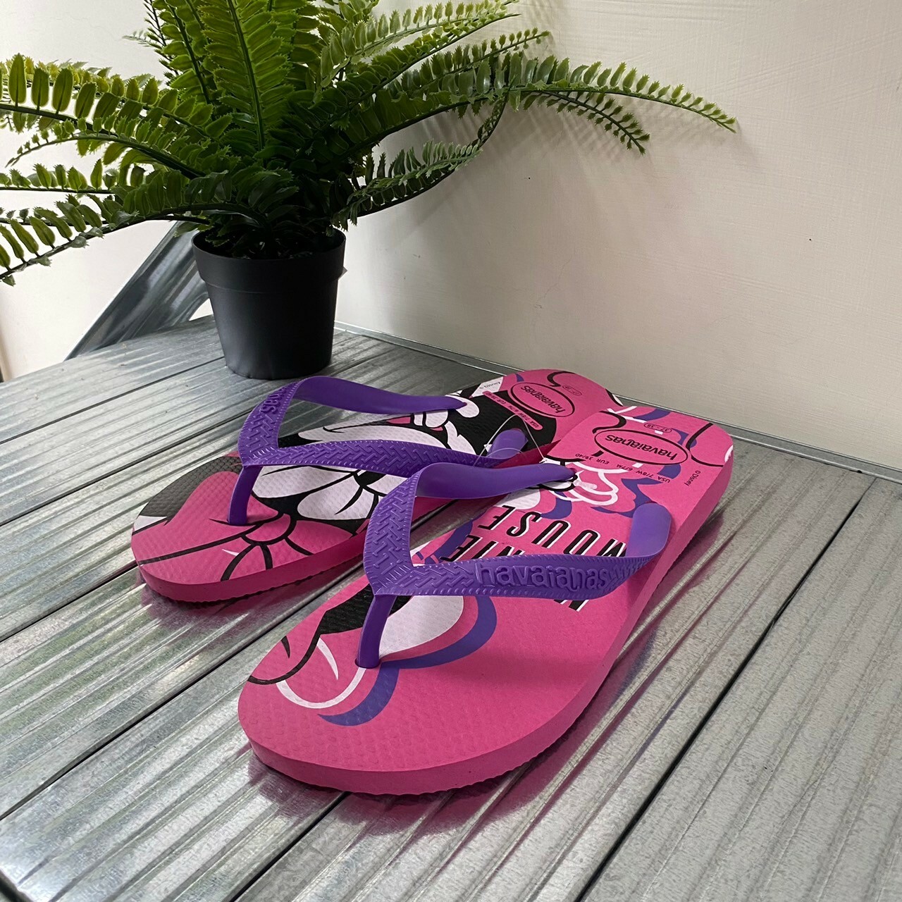 Havaianas 哈瓦仕 拖鞋男鞋女鞋夾腳拖Top Disney 粉色4139412-9898U