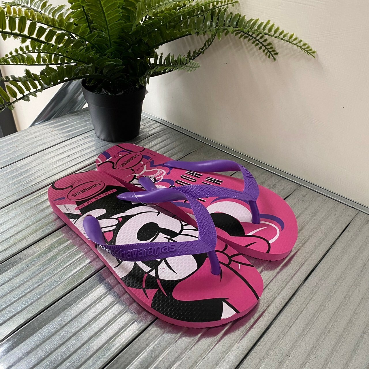 Havaianas 哈瓦仕 拖鞋男鞋女鞋夾腳拖Top Disney 粉色4139412-9898U