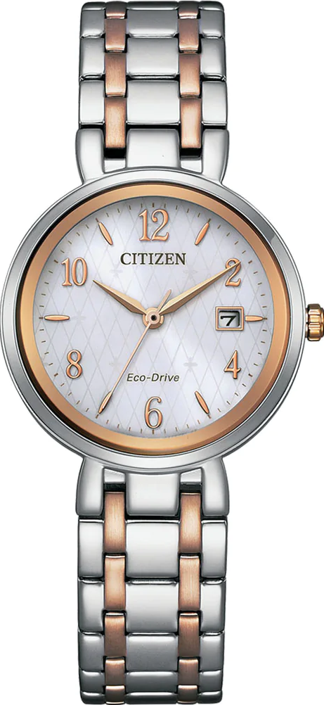 萬年鐘錶 - Citizen 星辰錶 高雅經典款光動能女錶 EW2696-84A 錶徑28MM