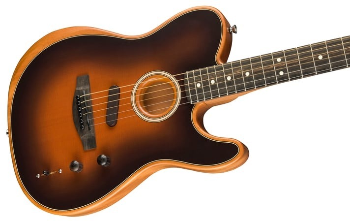 Fender Fender American Acoustasonic Telecaster 電木吉他 夕陽漸層 第 3 張圖片｜三峽吉他 / Bass