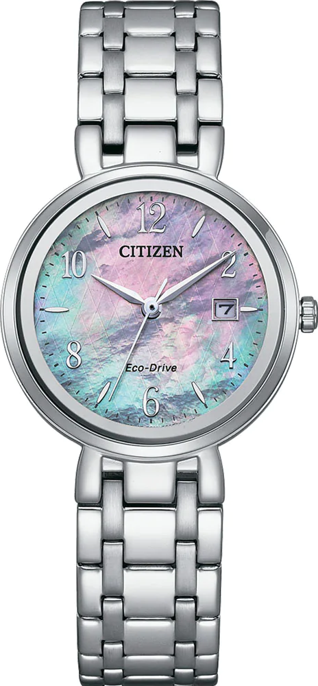 萬年鐘錶 - Citizen 星辰錶 高雅經典款光動能女錶 EW2690-81Y  錶徑28MM
