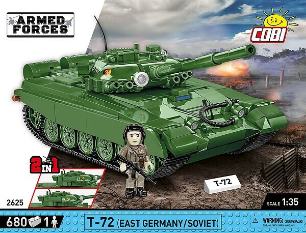 Cobi : Armed Forces 2625 T-72 (East Germany/Soviet) (680pcs)