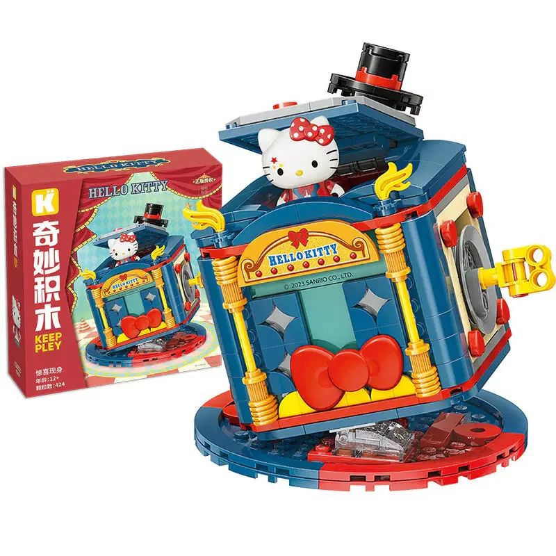 《Qman 啟蒙積木 》keepplay 三麗鷗 馬戲團系列 Hello Kitty