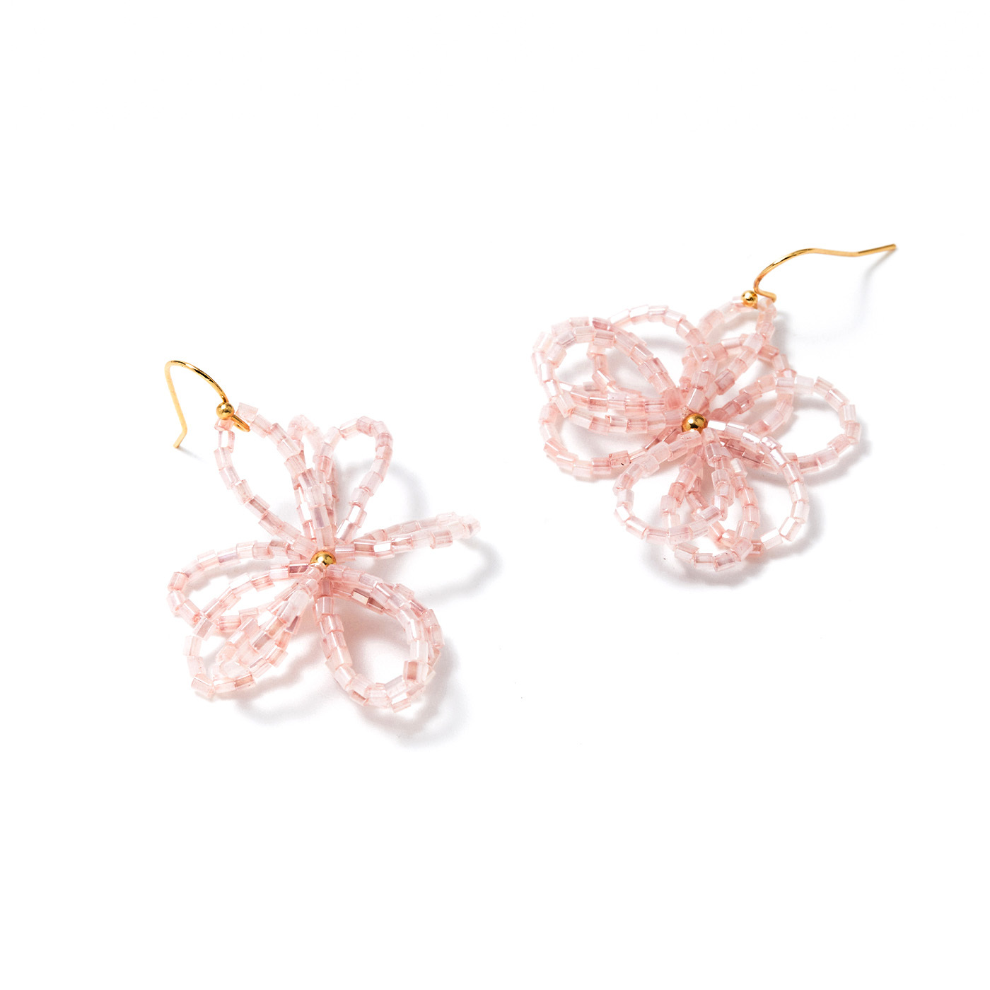平價飾品,鍍18K真金,花,耳環