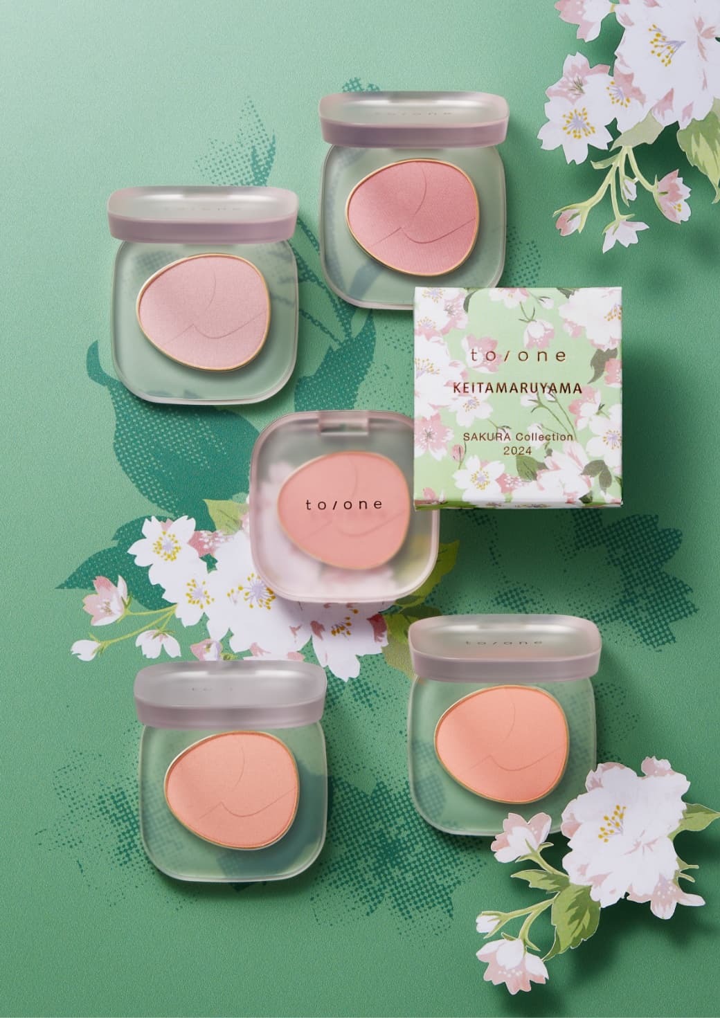 [限定] to/one x KEITA MARUYAMA Petal Float Blush SAKURA COLLECTION 2024