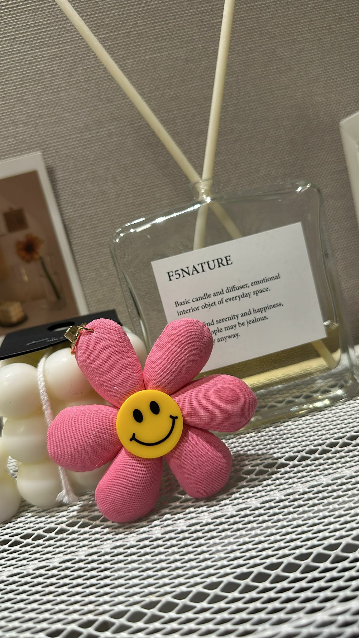 AS179哈哈笑太陽花吊飾鎖匙扣