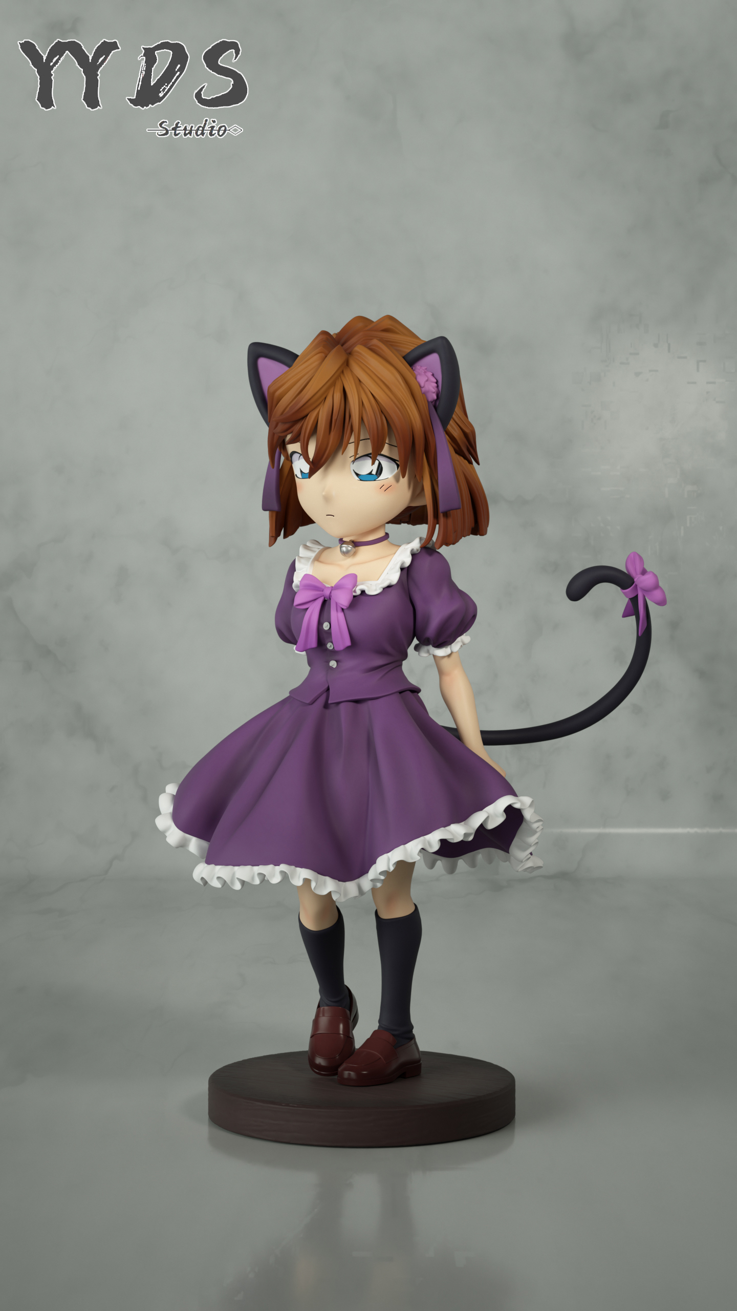 灰原哀猫耳ガレージキッドフィギュア18cm1/6YYDSStudio正規品 YYDS Studioの猫耳A灰原哀確認用