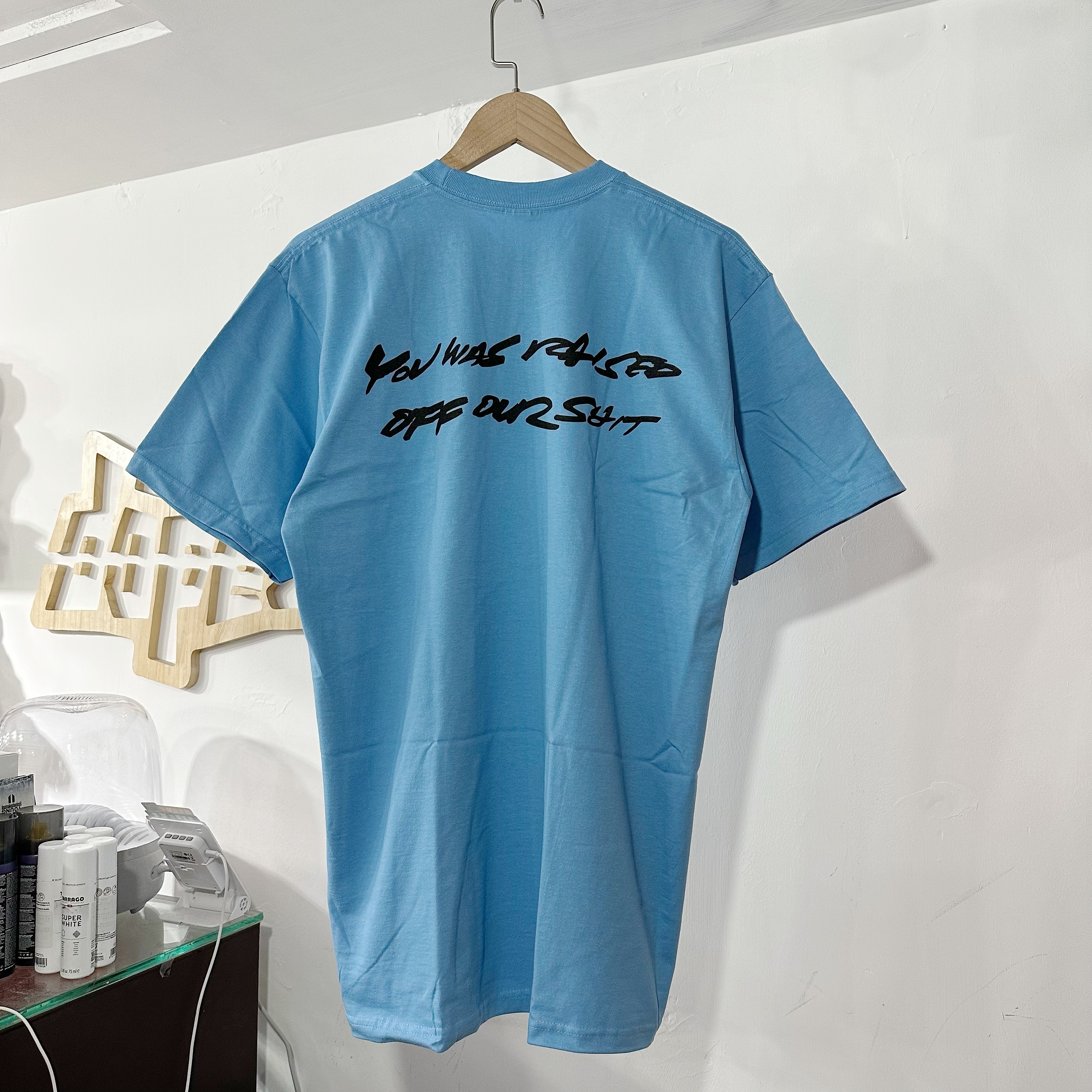 Supreme SS24 Futura Box Logo Tee Bright Blue