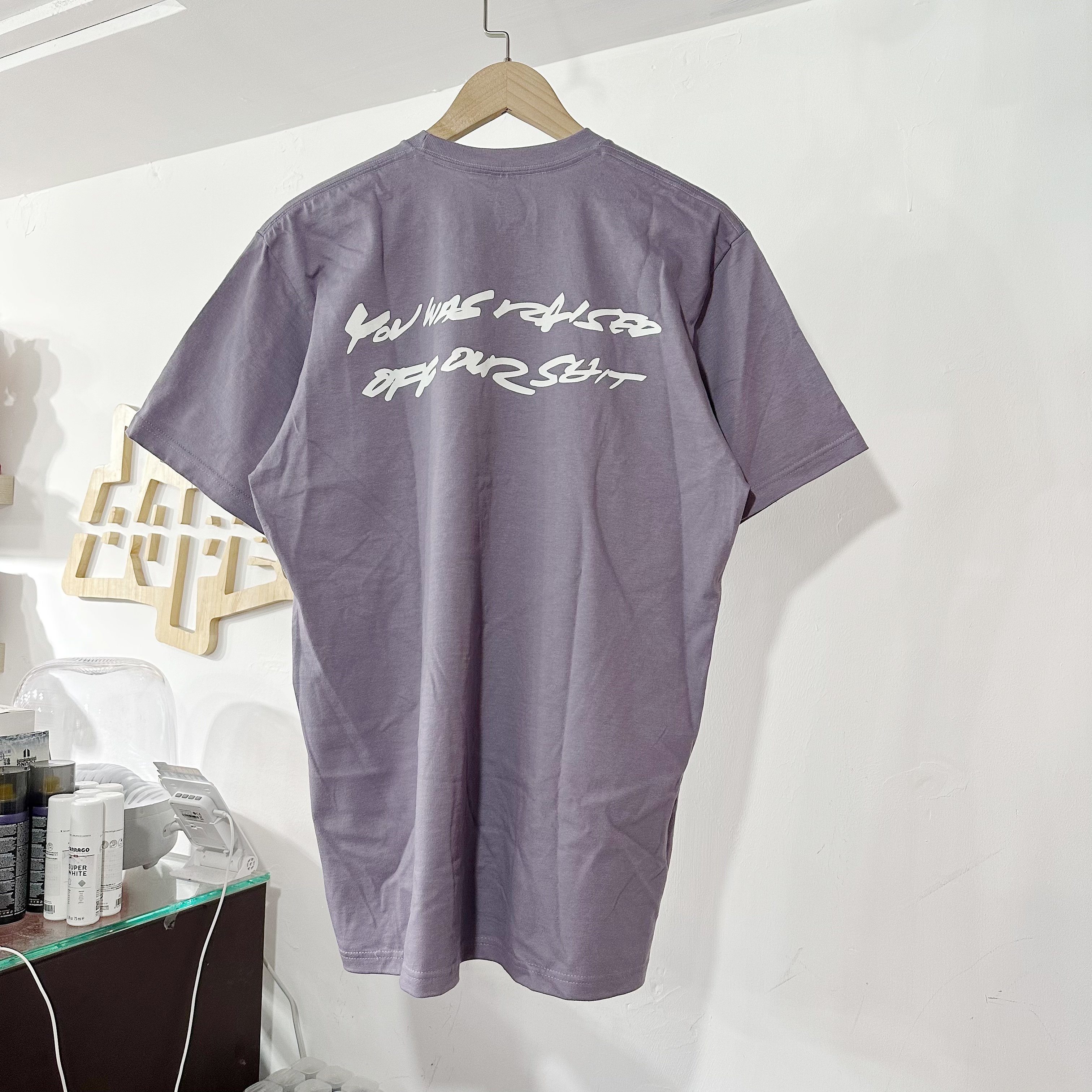 Supreme SS24 Futura Box Logo Tee Dusty Purple