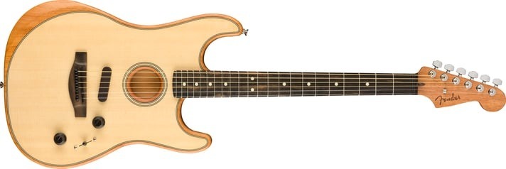Fender Fender American Acoustasonic Stratocaster 電木吉他 原木色 — 三峽吉他 / Bass｜YA! 玩音樂