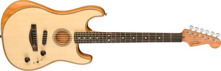 Fender Fender American Acoustasonic Stratocaster 電木吉他 原木色 第 4 張圖片｜三峽吉他 / Bass