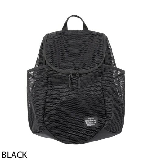 日本Mandarin Brothers WINSTON MESH HUG BAG - 黑色