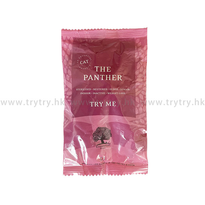 【Essential foods】粉紅豹豹 (試食包) 海鮮三文魚和白魚 全天然無穀物|成貓糧