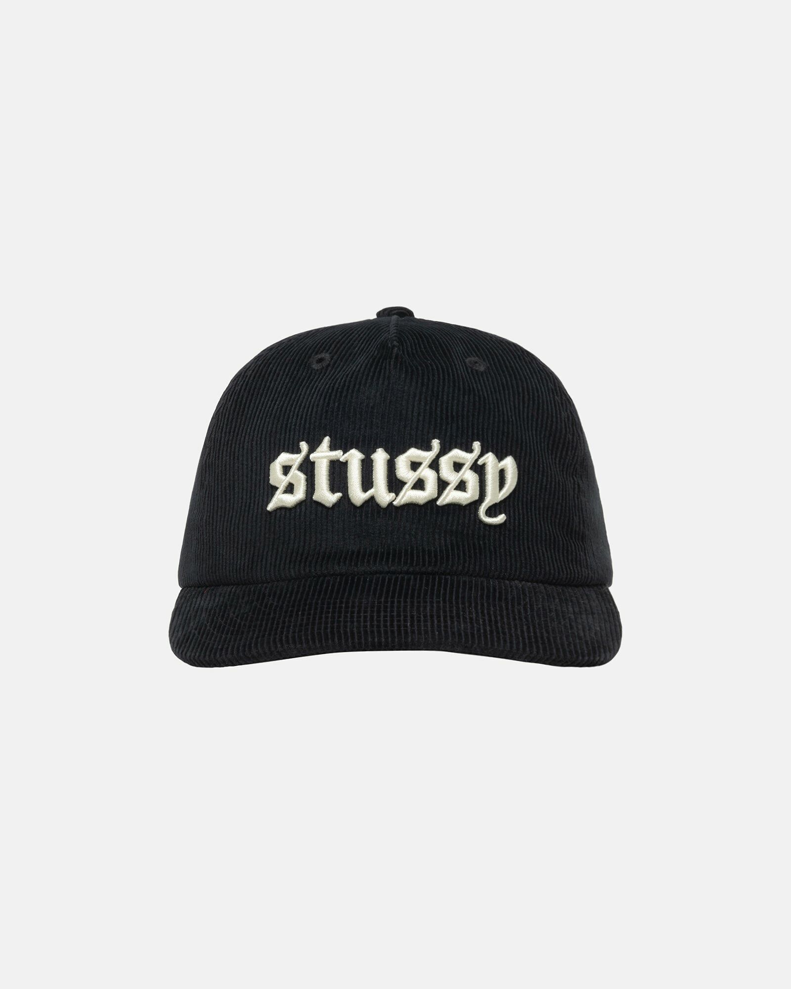 2024SS STUSSY MID-DEPTH OLD ENGLISH SNAPBACK 帽子 燈芯絨 現貨