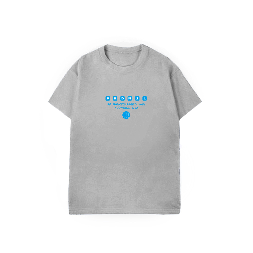 XCTRL x SGT5手排自排檔位聯名短T-灰
