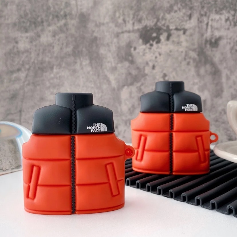 AIRPODS 北臉羽絨外套  耳機殼 保護套 配件