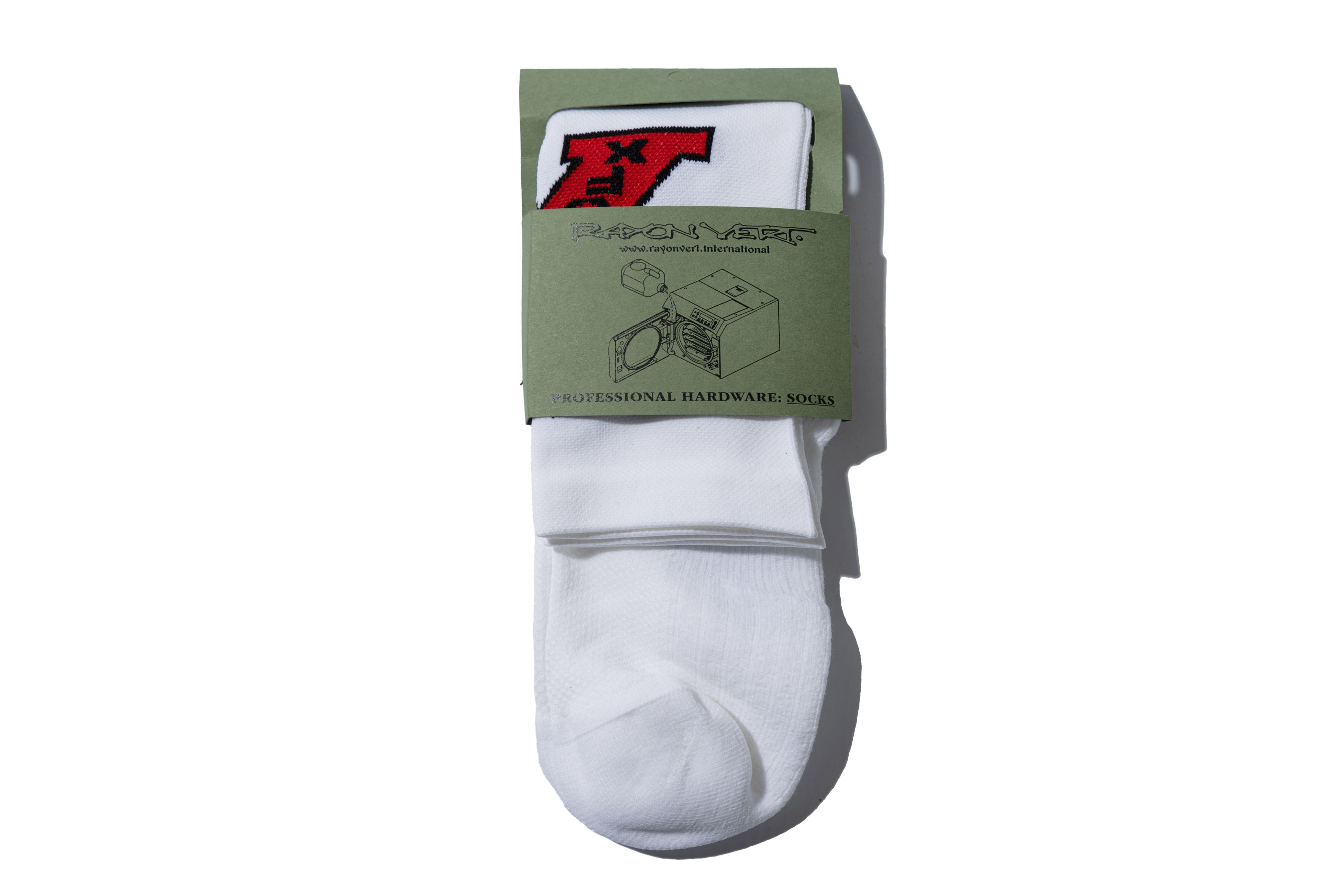 Rayon Vert "Xformance Socks" (GHOST WHITE)