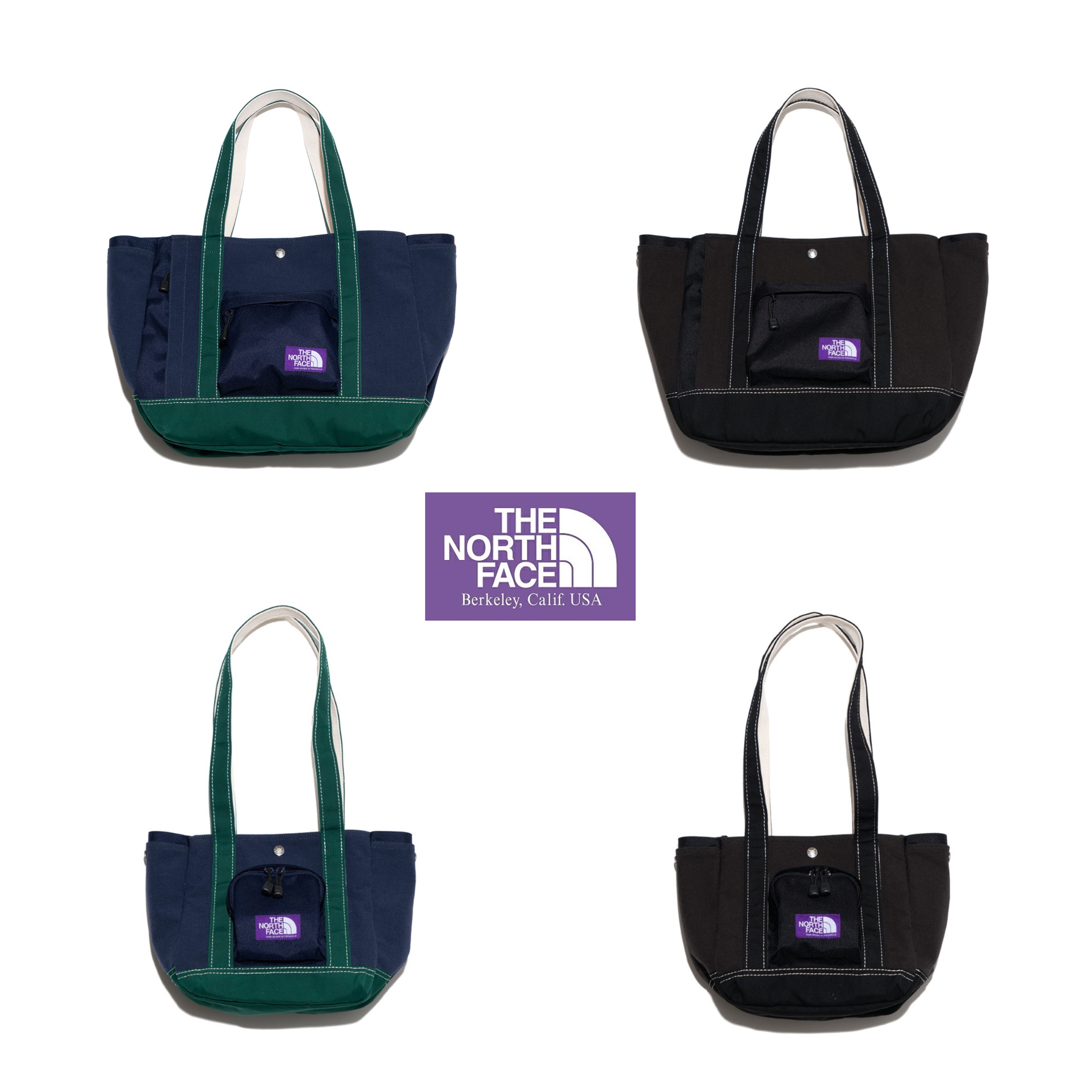 2024SS THE NORTH FACE LABEL 紫標 CORDURA Canvas Field Tote 帆布 托特袋 小 / 大 現貨