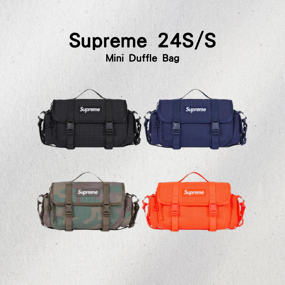 Supreme SS24 Mini Duffle Bag 側背包黑色
