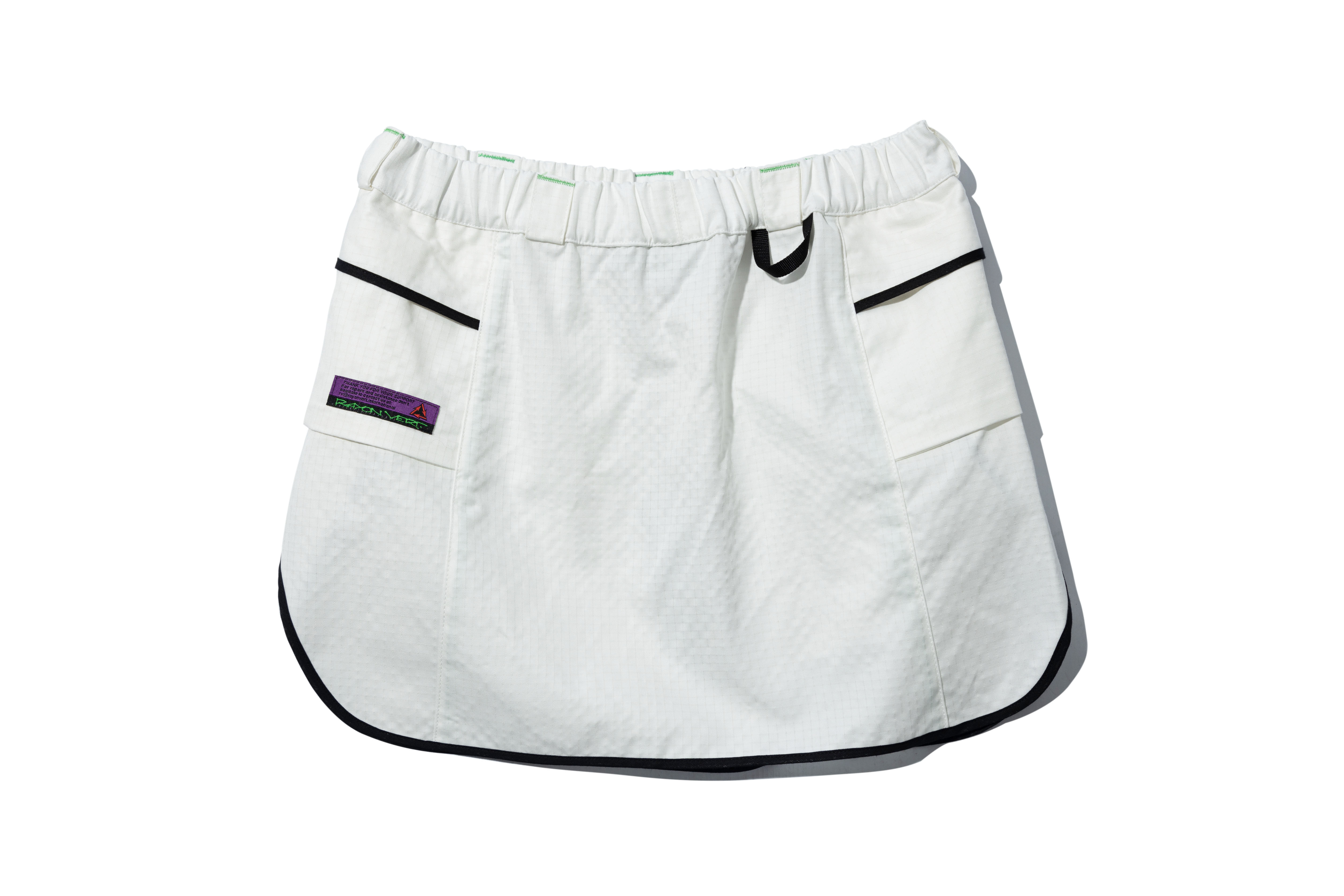 Rayon Vert "TRACK SKIRT" (READY TO DYE)