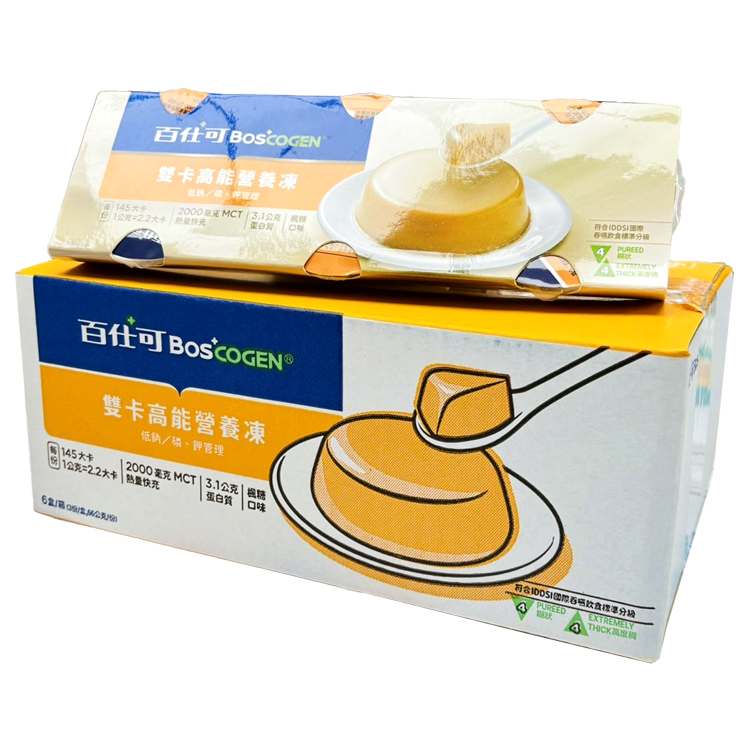 百仕可 雙卡高能營養凍 楓糖口味 箱購 3杯/盒 6盒/箱 共18杯