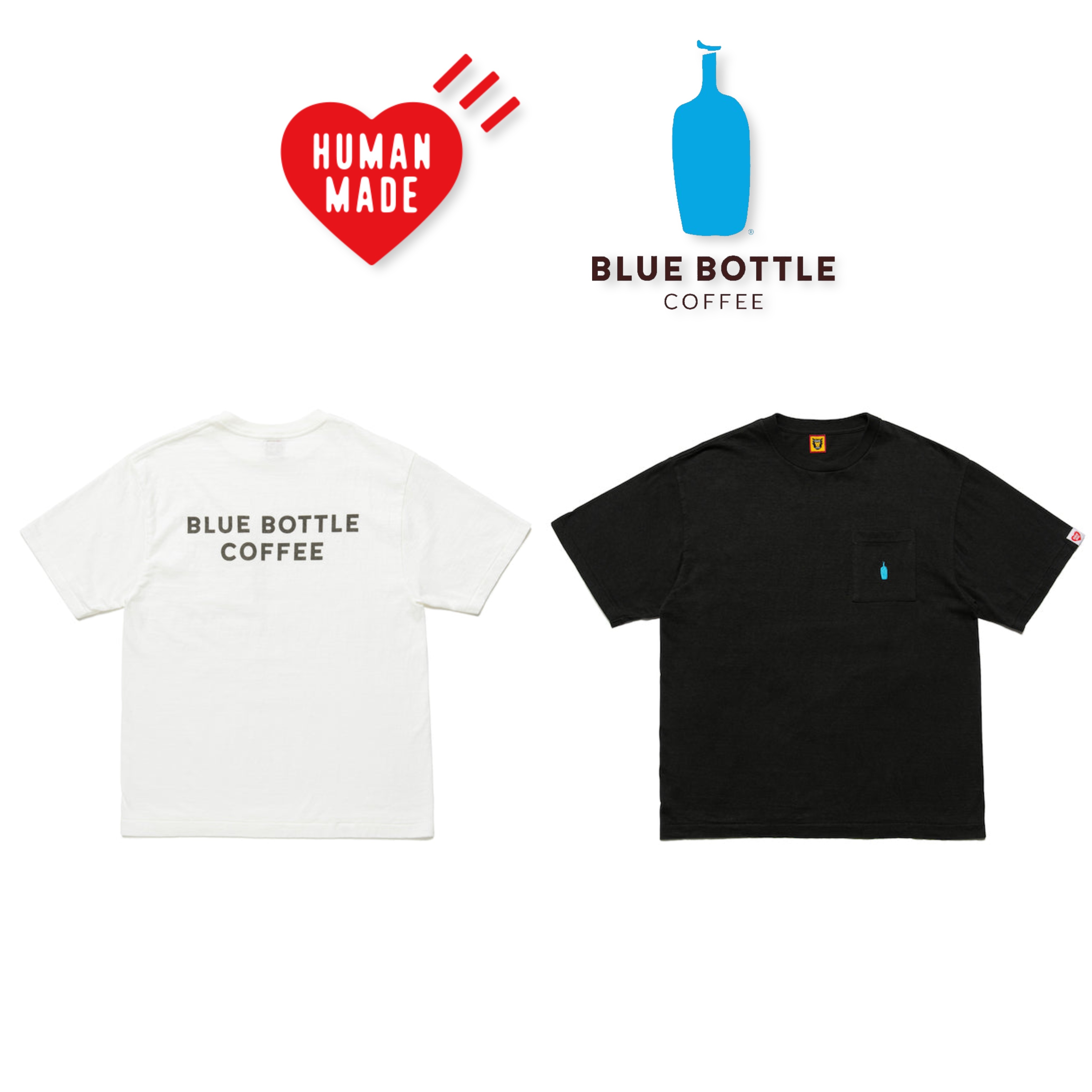 HUMAN MADE BLUE BOTTLE COFFEE 藍瓶 咖啡 聯名 短T TEE 現貨