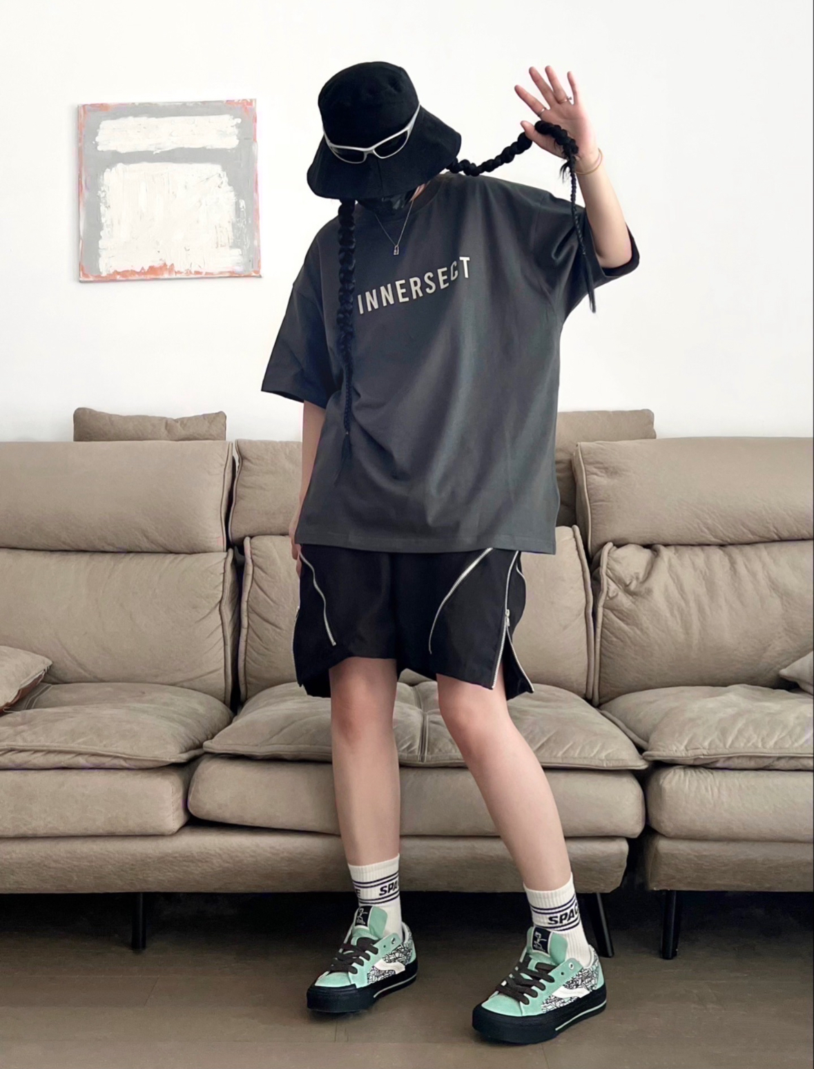 INNERSECT X FOG JERRY LORENZO 陳冠希 三生萬物 循環圖標短T oversized 3色/現貨